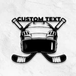 Nhl Metal Sign Ice Hockey 1