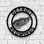 Nhl Metal Sign Nhl Detroit Redwings 1