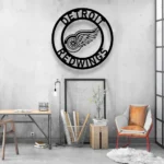 Nhl Metal Sign Nhl Detroit Redwings 1