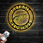 Nhl Metal Sign Nhl Detroit Redwings 1