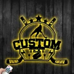 Nhl Metal Sign Personalized Name Hockey 1