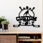 Nhl Metal Sign Personalized Name Hockey 1
