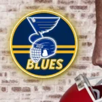 Nhl Neon Sign St Louis Blues Nhl Helmet Acrylic 1