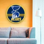 Nhl Neon Sign St Louis Blues Nhl Helmet Acrylic 1