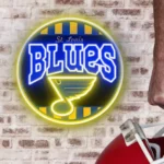 Nhl Neon Sign St Louis Blues Retro Acrylic 1