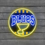 Nhl Neon Sign St Louis Blues Retro Acrylic 1