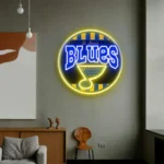 Nhl Neon Sign St Louis Blues Retro Acrylic 1