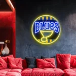 Nhl Neon Sign St Louis Blues Retro Acrylic 1