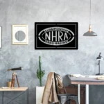 Nhra Metal Sign Drag Racing 1