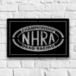 Nhra Metal Sign Drag Racing 1