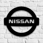 Nissan Metal Sign Logo Car 1