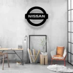 Nissan Metal Sign Logo Car 1