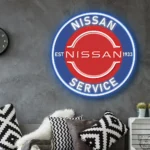 Nissan Neon Sign Super Car 1