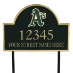 Oakland Athletics Metal Sign As 1