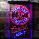 Oakland Athletics Neon Sign Coors Light 1