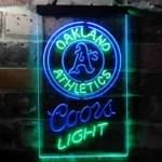 Oakland Athletics Neon Sign Coors Light 1