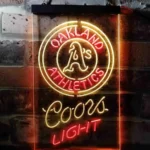 Oakland Athletics Neon Sign Coors Light 1