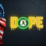 Oakland Athletics Neon Sign Dripping Dope 1
