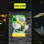 Oakland Athletics Neon Sign Mascot Acrylic 1