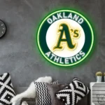Oakland Athletics Neon Sign Mlb 1