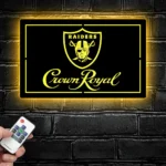 Oakland Raiders Metal Sign Crown Royal Est 1960 1