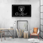 Oakland Raiders Metal Sign Crown Royal Est 1960 1