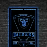 Oakland Raiders Metal Sign Est 1960 1