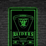 Oakland Raiders Metal Sign Est 1960 1