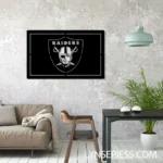 Oakland Raiders Metal Sign Raiders Face Art 1