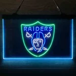 Oakland Raiders Neon Sign 3 Color 1