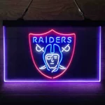 Oakland Raiders Neon Sign 3 Color 1