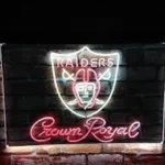 Oakland Raiders Neon Sign Tiara Royal Est 1960 1