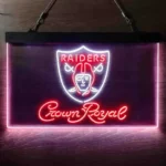 Oakland Raiders Neon Sign Tiara Royal Est 1960 1