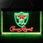 Oakland Raiders Neon Sign Tiara Royal Est 1960 1