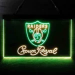 Oakland Raiders Neon Sign Tiara Royal Est 1960 1