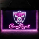 Oakland Raiders Neon Sign Tiara Royal Est 1960 1