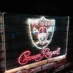 Oakland Raiders Neon Sign Tiara Royal Est 1960 1