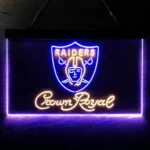 Oakland Raiders Neon Sign Tiara Royal Est 1960 1