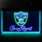 Oakland Raiders Neon Sign Tiara Royal Est 1960 1