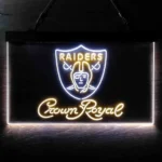 Oakland Raiders Neon Sign Tiara Royal Est 1960 1