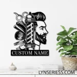 Occupations Trades Metal Sign Coiffure Stylist Name 1
