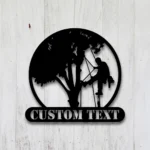 Occupations Trades Metal Sign Custom Arborists 1