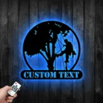 Occupations Trades Metal Sign Custom Arborists 1