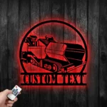 Occupations Trades Metal Sign Custom Asphalt Paver 1