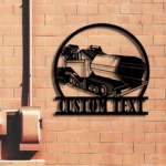 Occupations Trades Metal Sign Custom Asphalt Paver 1