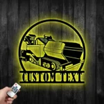 Occupations Trades Metal Sign Custom Asphalt Paver 1