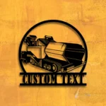 Occupations Trades Metal Sign Custom Asphalt Paver 1