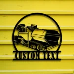 Occupations Trades Metal Sign Custom Asphalt Paver 1