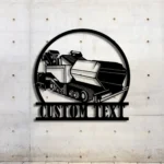 Occupations Trades Metal Sign Custom Asphalt Paver 1