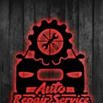Occupations Trades Metal Sign Custom Auto Repair Service 1
